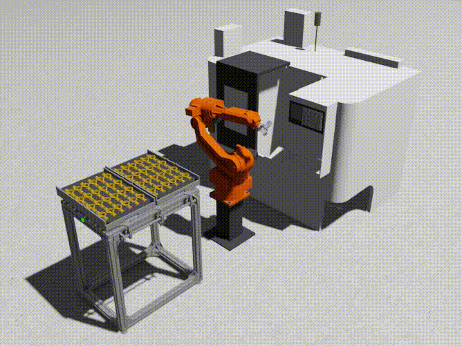 6-осевой робот + поворотный стол